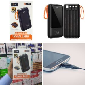 J-Cell J121 20000mAh PD 22.5W Fast Charging Power Bank