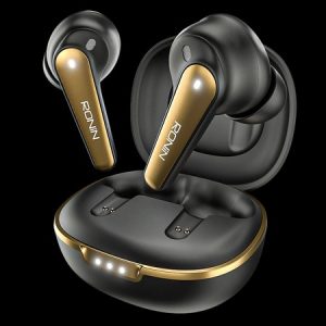 Ronin R-7065 Eclipse wireless earbuds ANC 700mAh battery Bluetooth 5.3 Pakistan