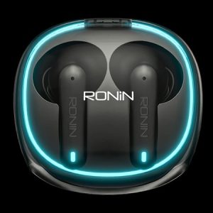 Ronin R-520 Dynasty wireless earbuds black Bluetooth 5.3 ENC gaming mode Pakistan